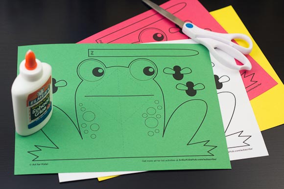 Easy Pop-Up Frog - Art For Kids Hub