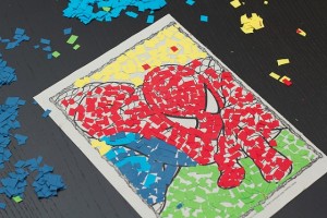 Coloring Book Mosaic - Art For Kids Hub
