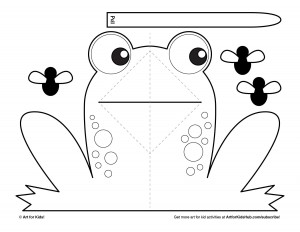 Easy Pop-Up Frog - Art For Kids Hub