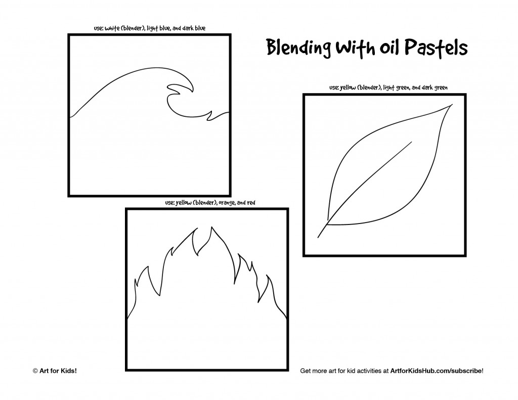 Intro To Pastels For Kids How To Blend With Oil Pastels Art For Kids