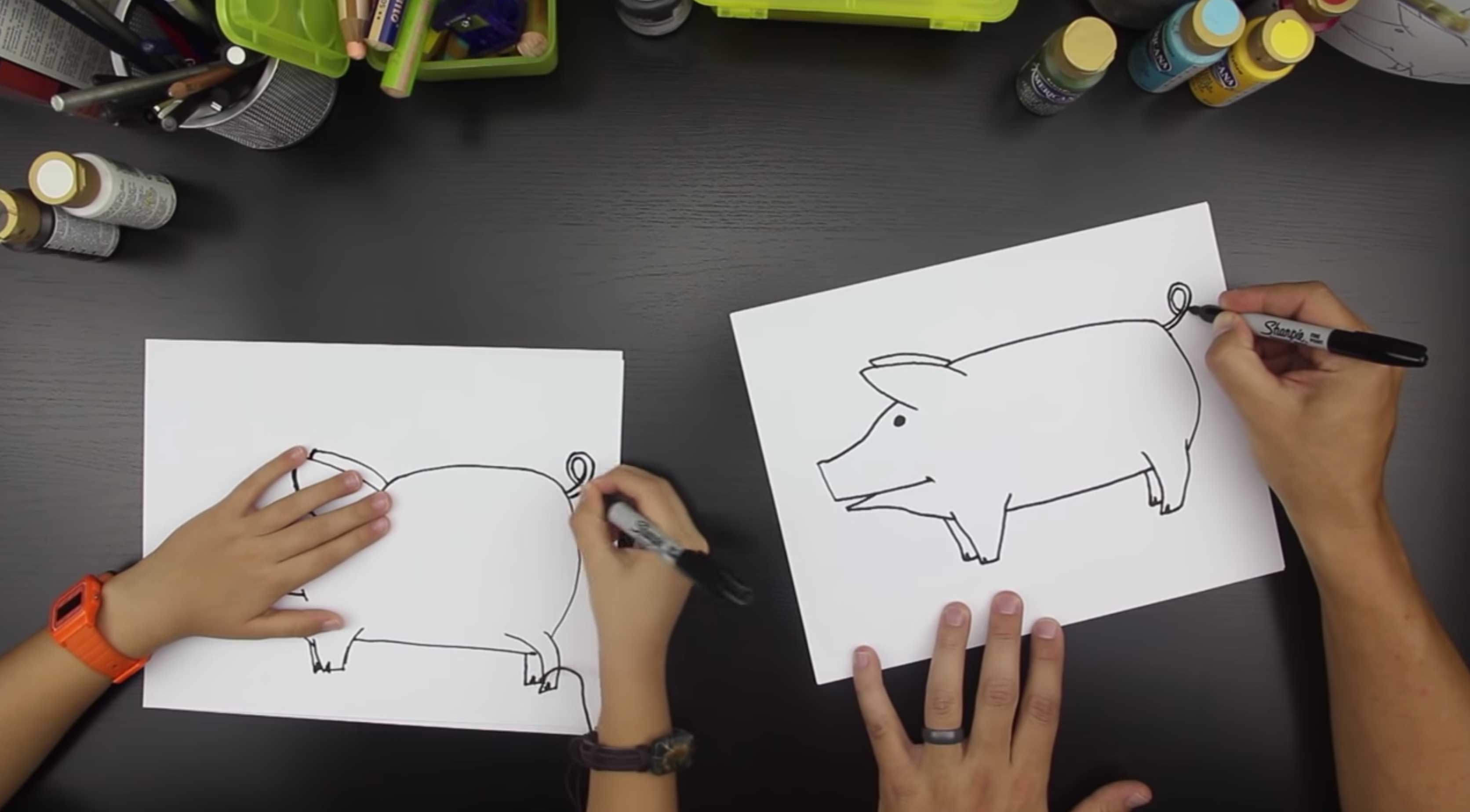 How To Draw A Pig - Art For Kids Hub