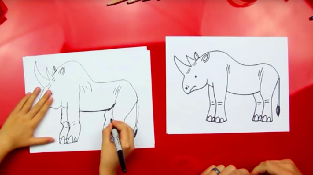 simple safari animal drawings