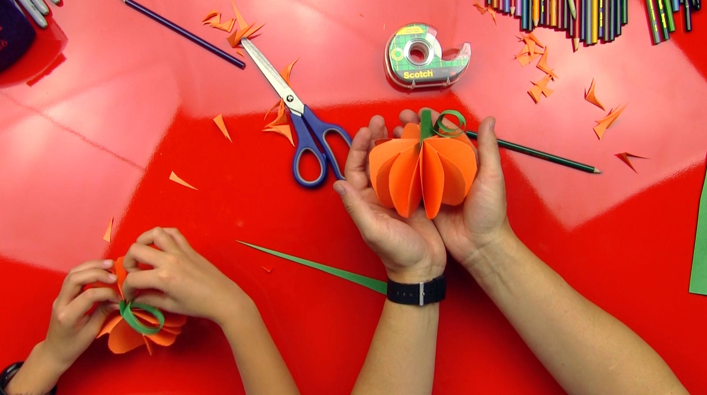 How To Make A 3D Pumpkin Art For Kids Hub