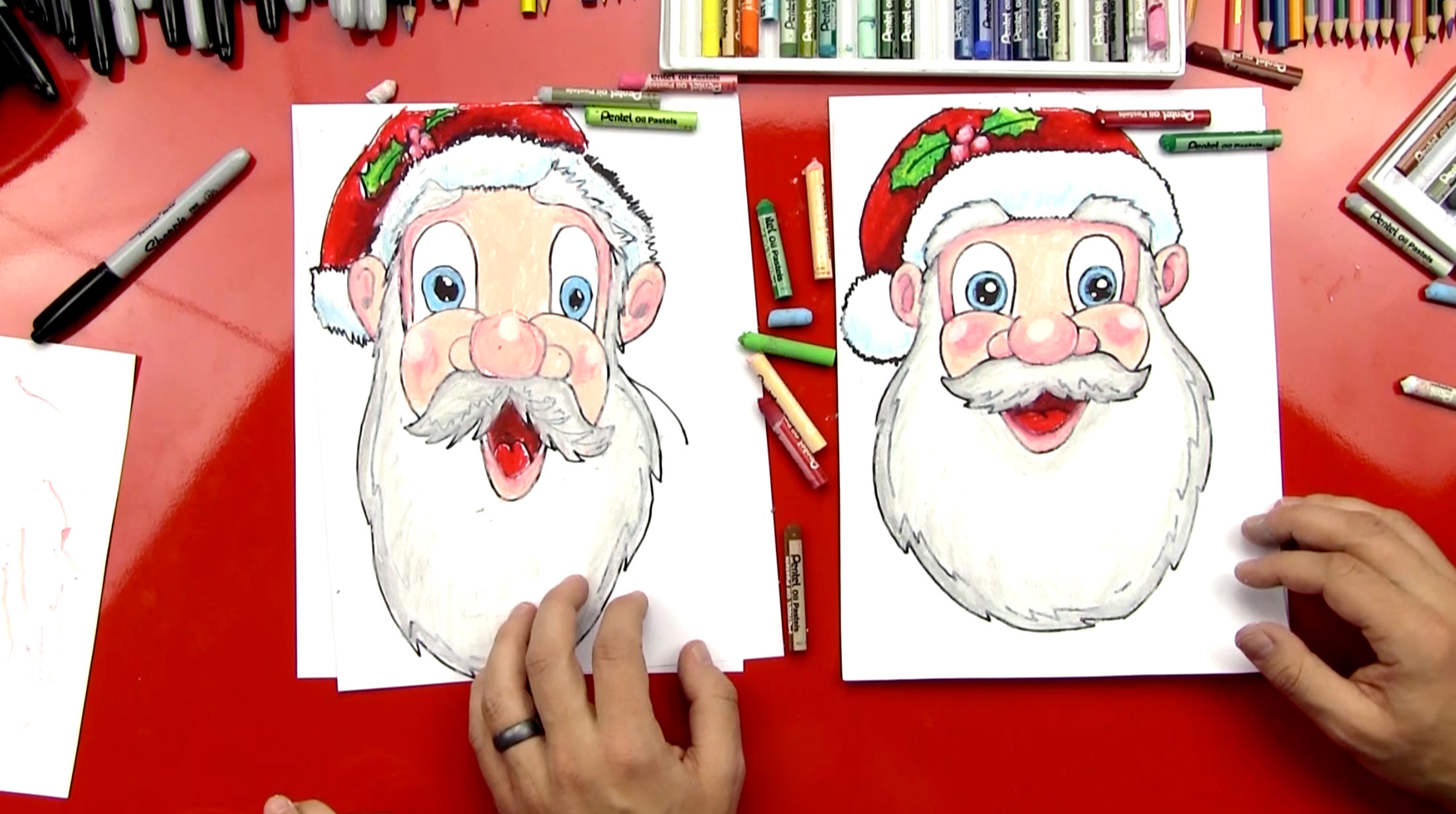 How to Draw a Santa Claus: 10 EASY Drawing Projects