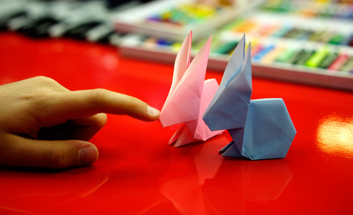 How To Fold An Origami Easter Bunny - Art For Kids Hub