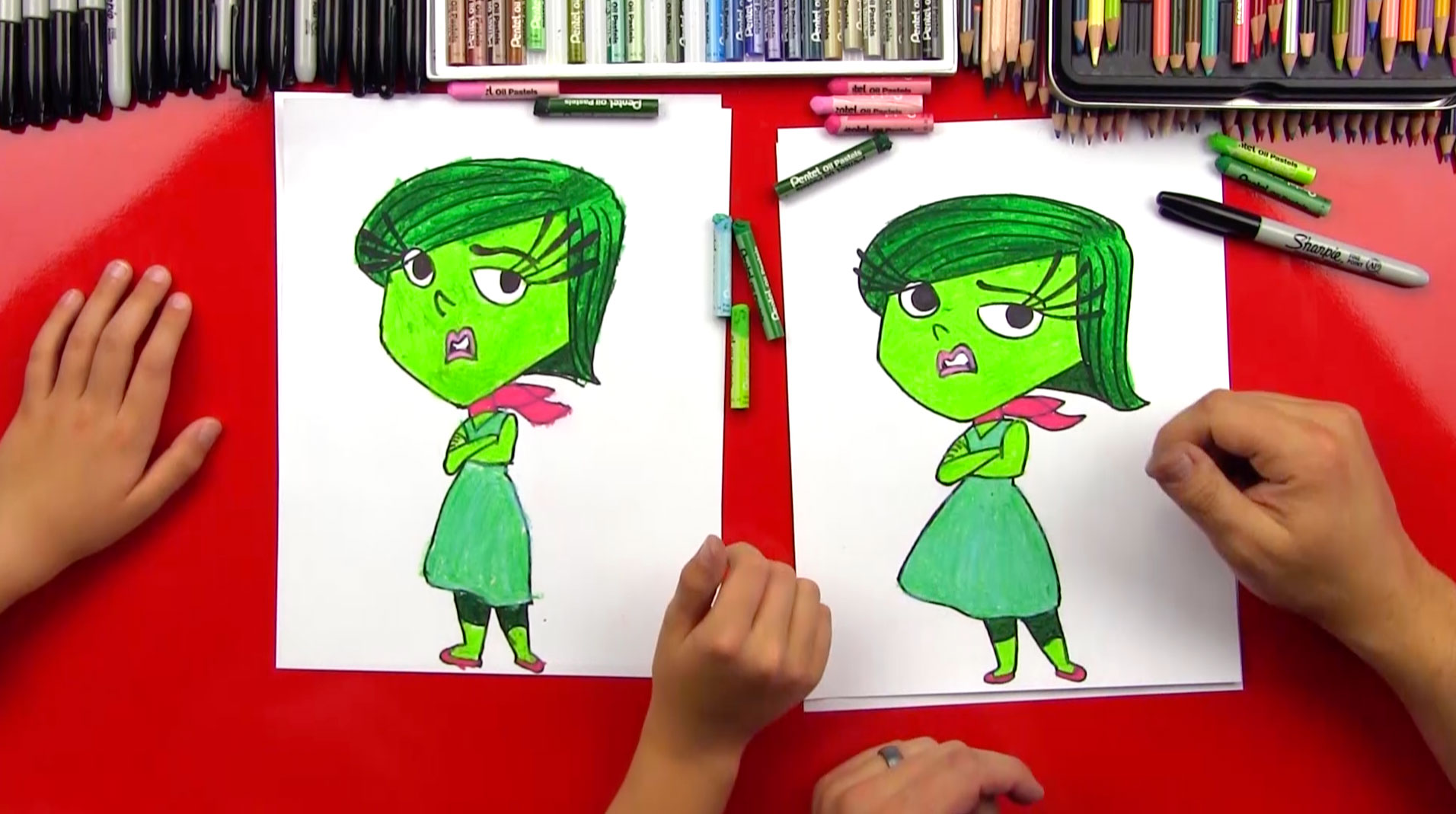 How to draw tilly green