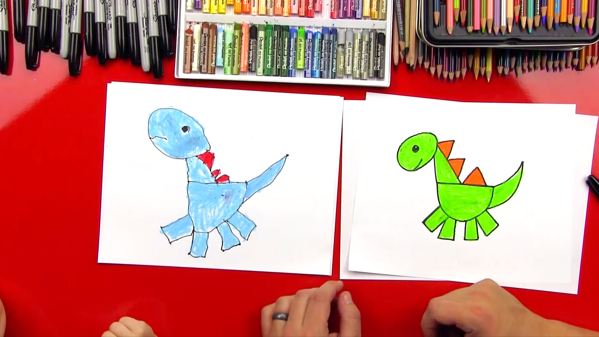 dinosaurs drawing for kids