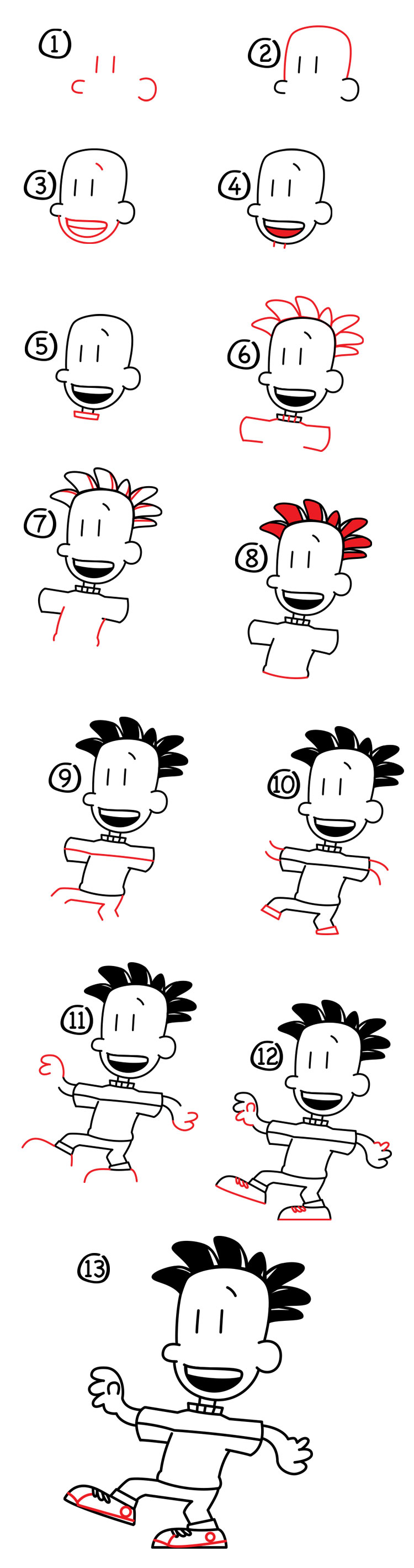 How To Draw Big Nate Art For Kids Hub