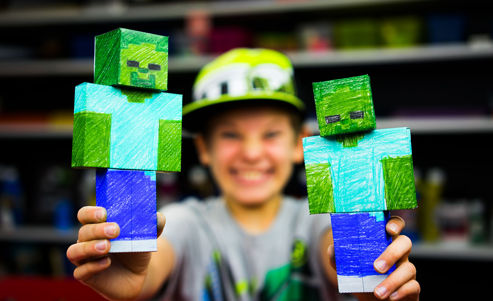 Printable Minecraft 3D Paper Crafts for Kids
