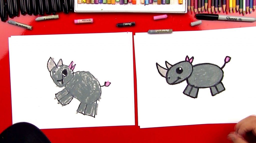 simple safari animal drawings