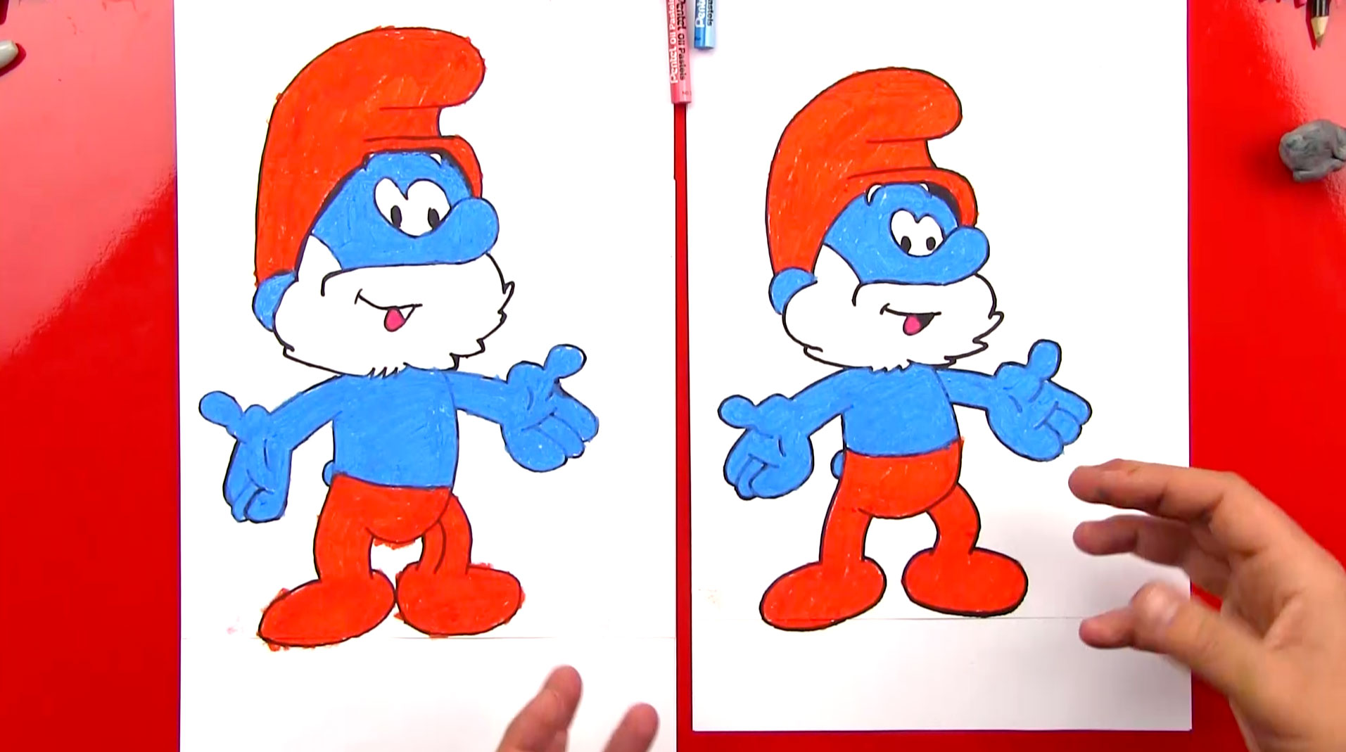 Drawing Of Grouchy Smurf How To Draw Grouchy Smurf  Smurfs  Pencil  Drawing  YouTube