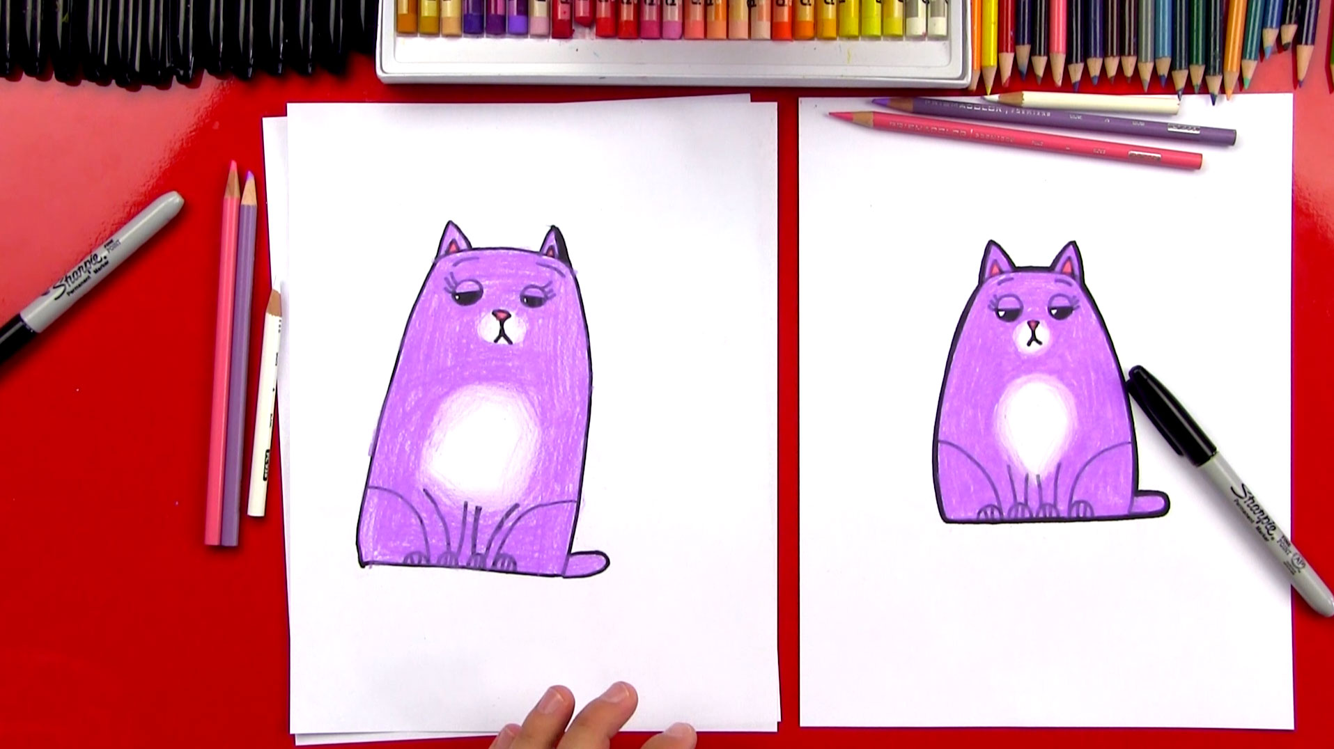 Картинки для срисовки Хлоя кошка