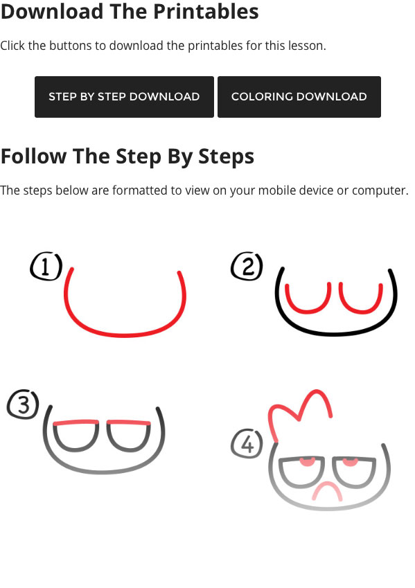 How To Draw BadtzMaru From Hello Kitty Art For Kids Hub