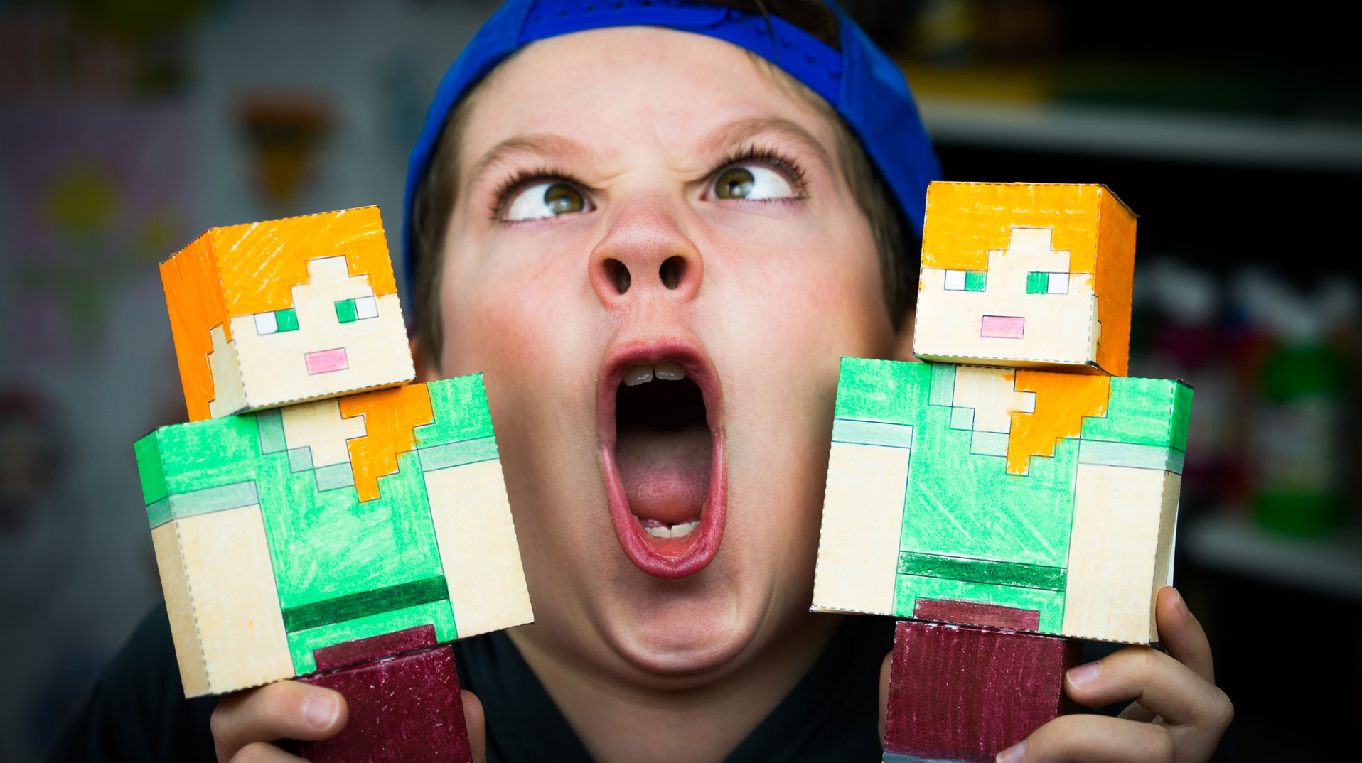 How to make Minecraft Alex papercraft 