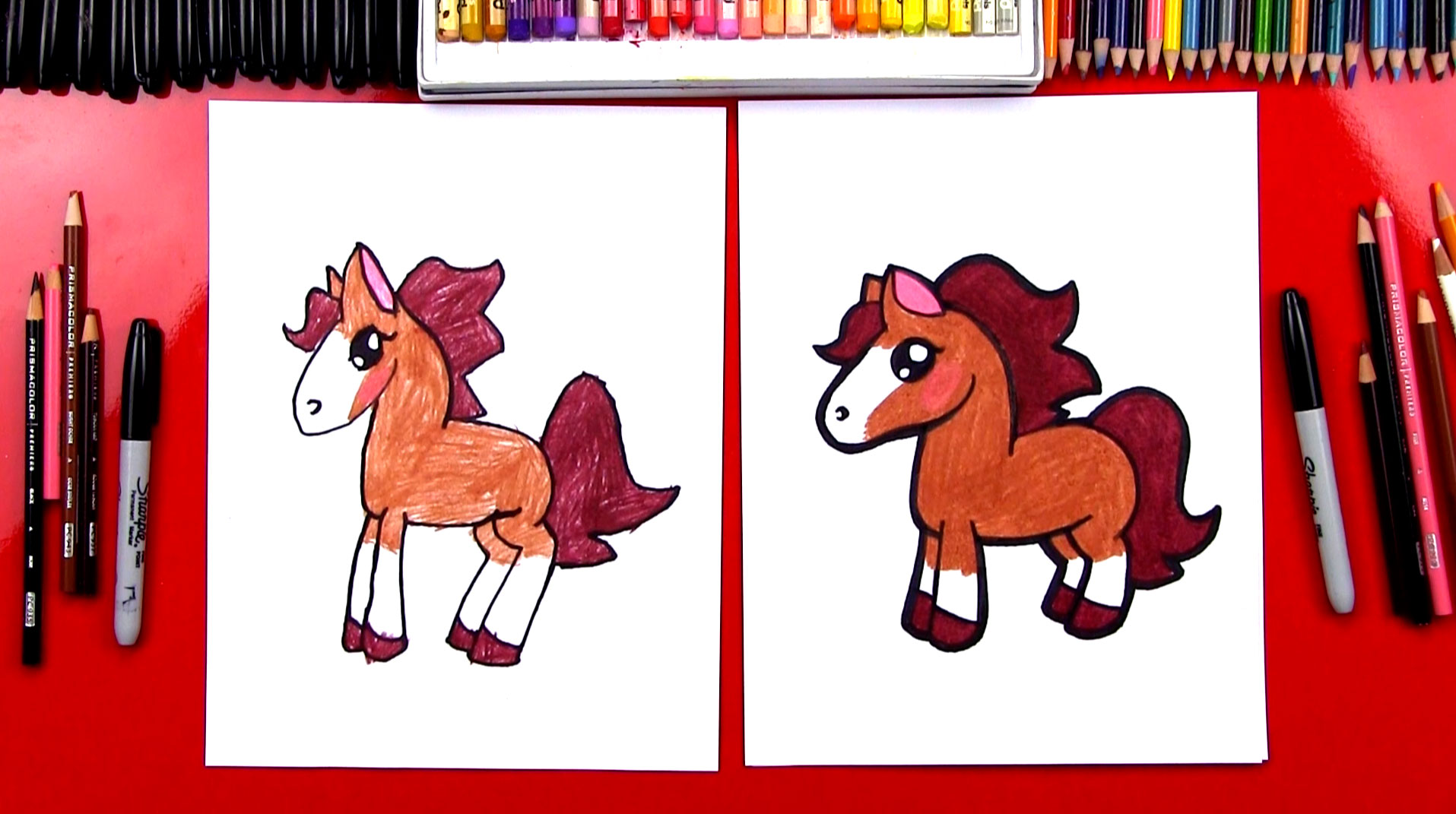 Horse Drawing - How To Draw A Horse Step By Step!