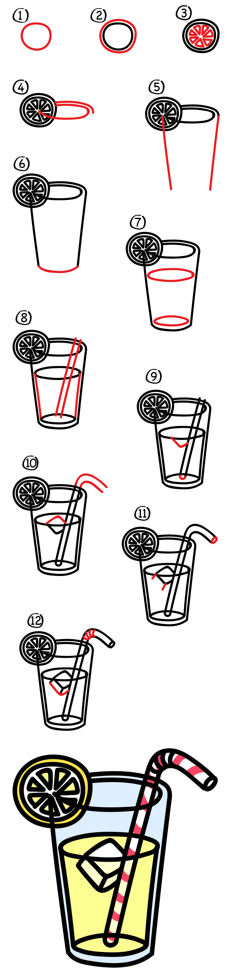 How to Draw Lemonade