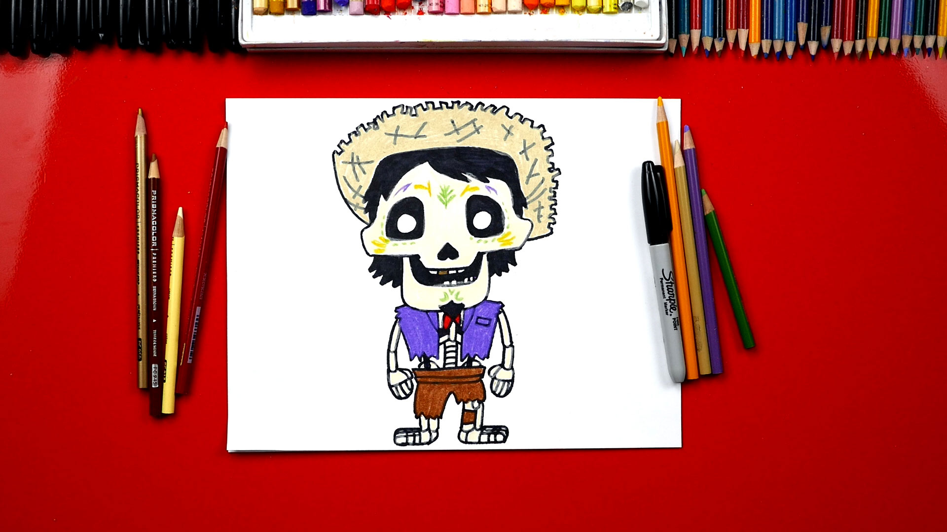 Funny Drawing Skeleton Coco By Cartergoodrich 12