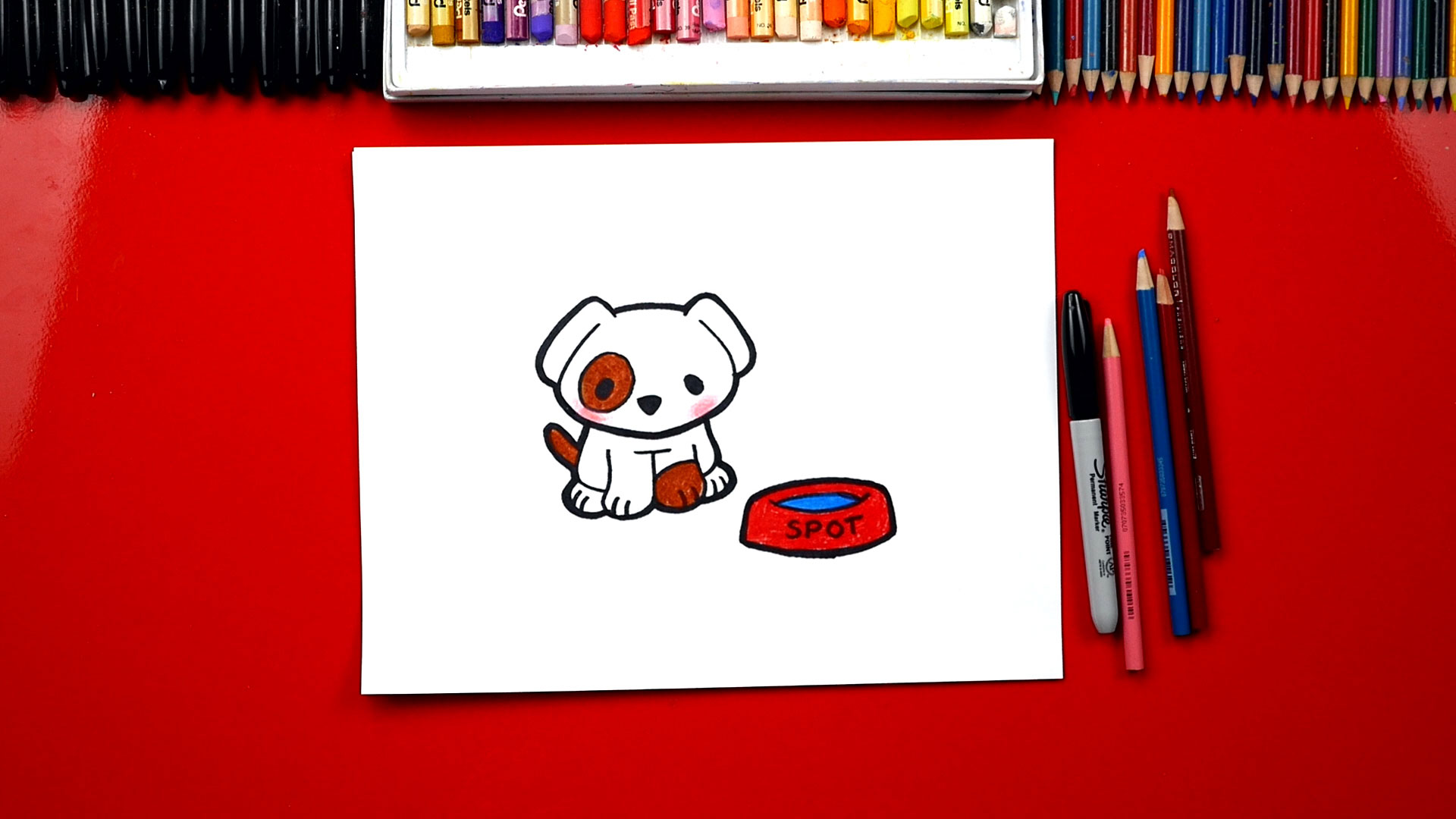 How To Draw The Cutest Puppy - Art For Kids Hub