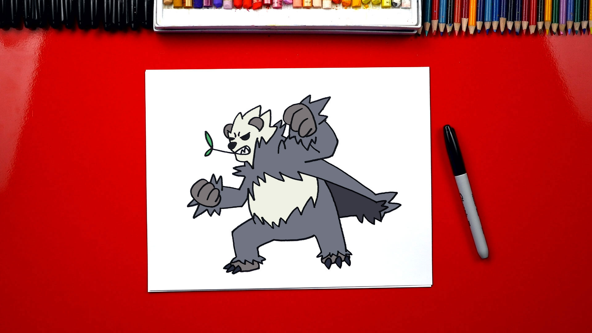 How To Draw Red (Pokémon) 
