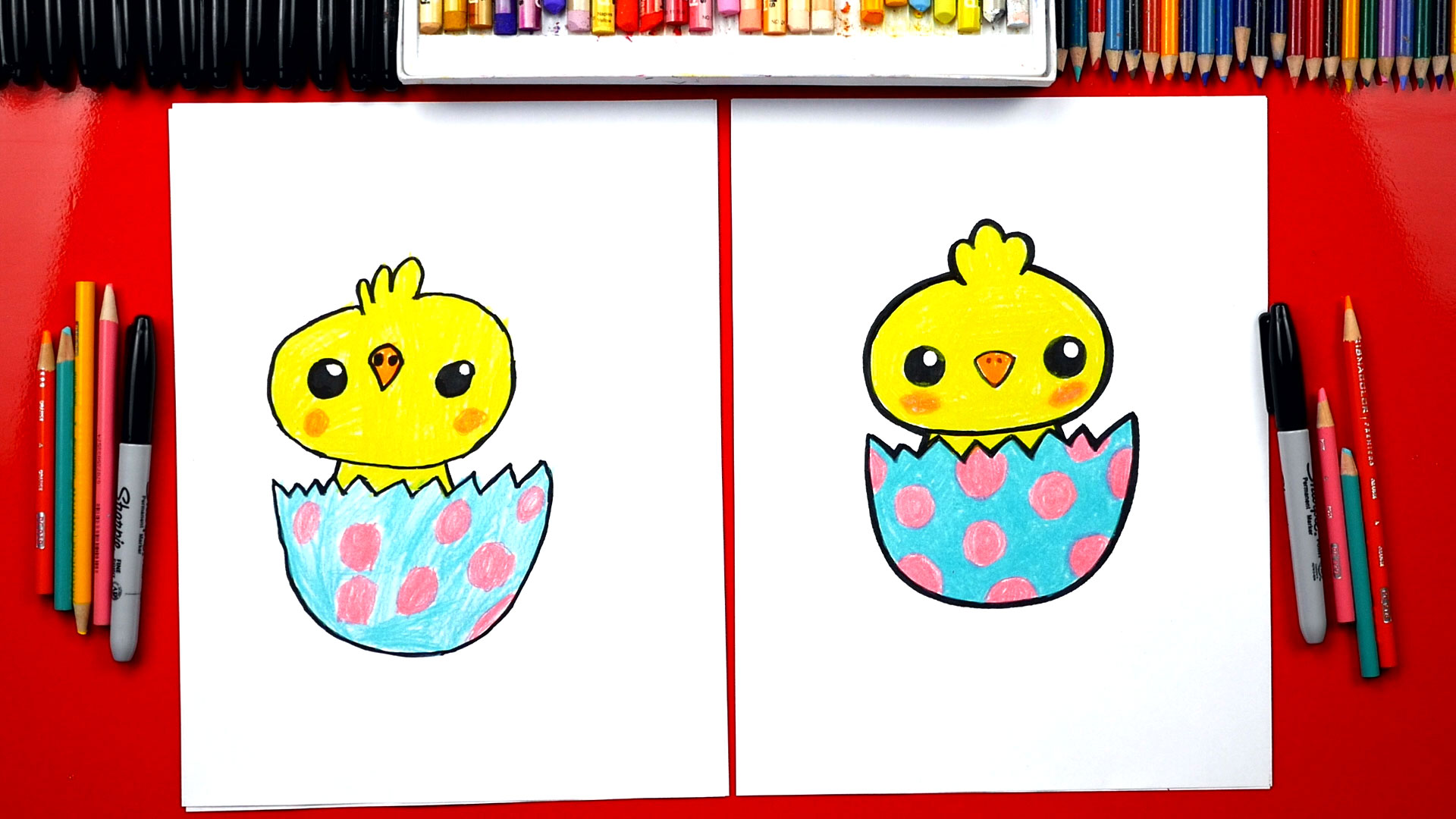 How to draw an Easter bunny egg step by step | Easy drawing Easter bun... |  TikTok