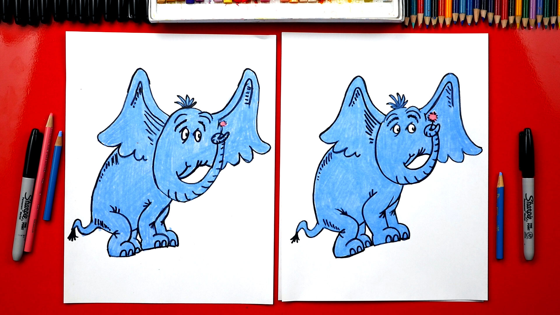 How To Draw Horton Art For Kids Hub