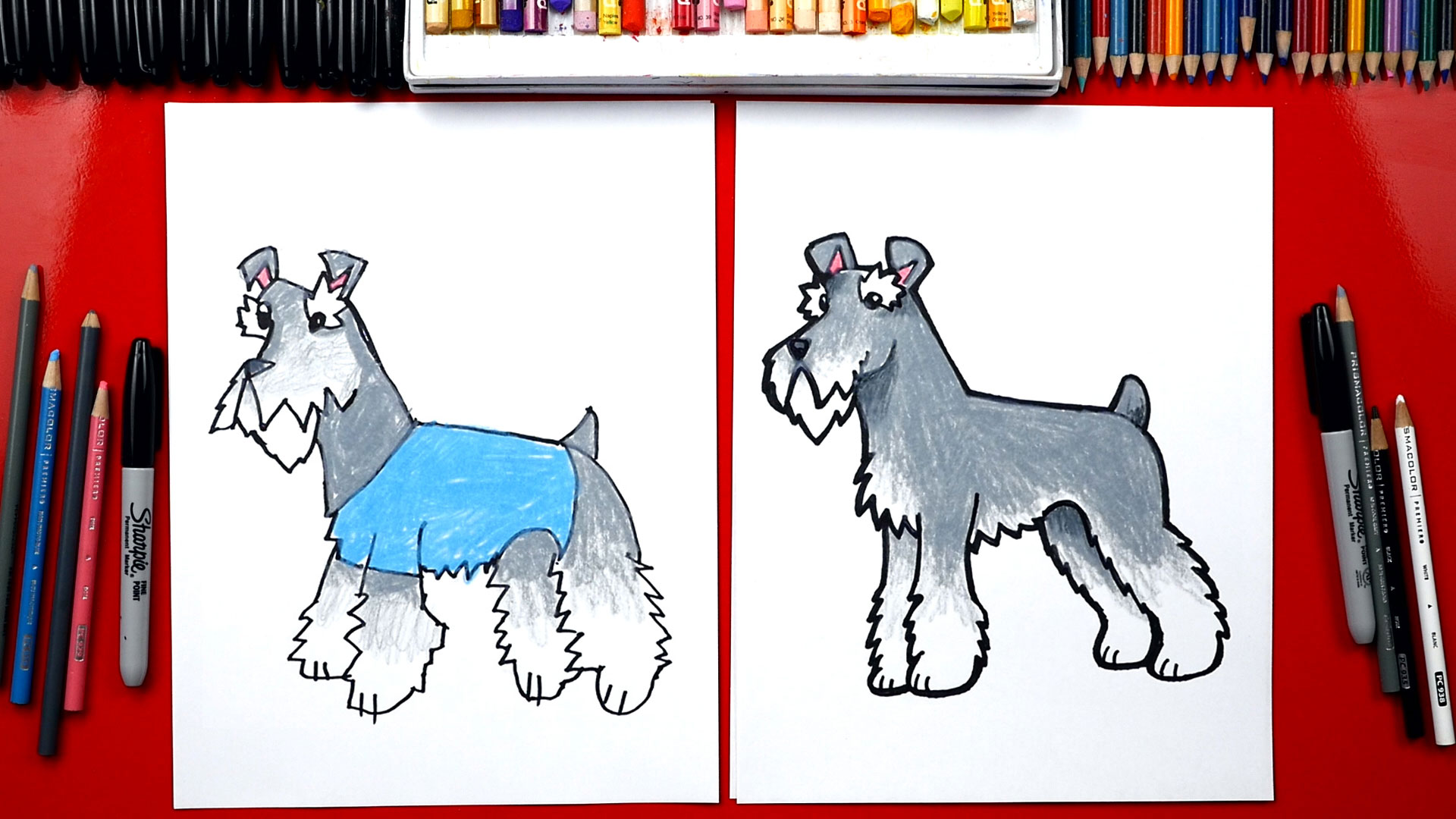 Amazing How To Draw A Schnauzer in the world Check it out now 