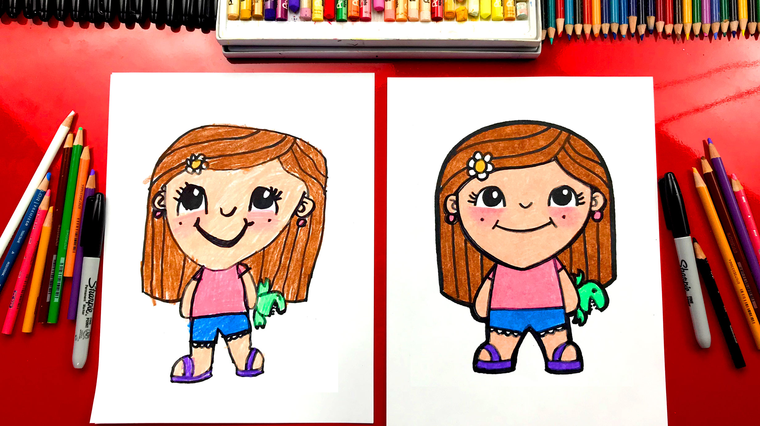 How To Draw Hadley From Art For Kids Hub - Art For Kids Hub