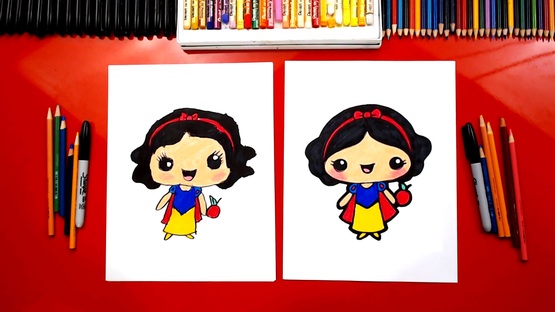 How To Draw Snow White From Disney / Easy Step By Step Drawing - Art,  Graphics & Video - Nigeria
