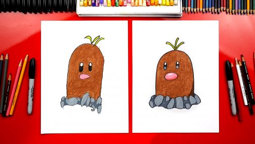 Simple Diglett Draw How To Draw Characters Archives - Page 13 of 21 - Art For Kids Hub ...