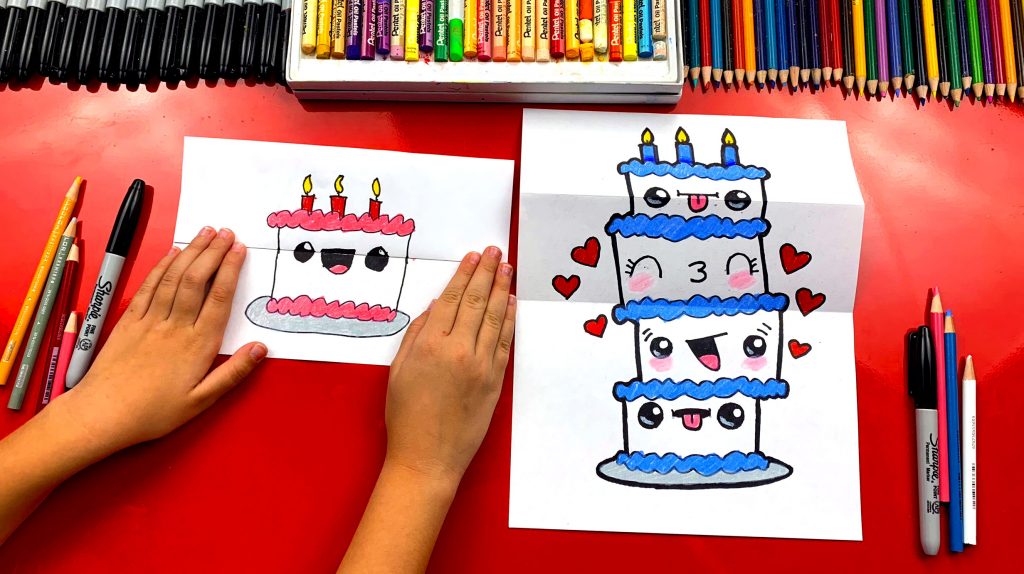 Easy Drawing Ideas for Birthday Cards 🥳🎉🥳#foryoupage #fyp #foryou #... |  TikTok