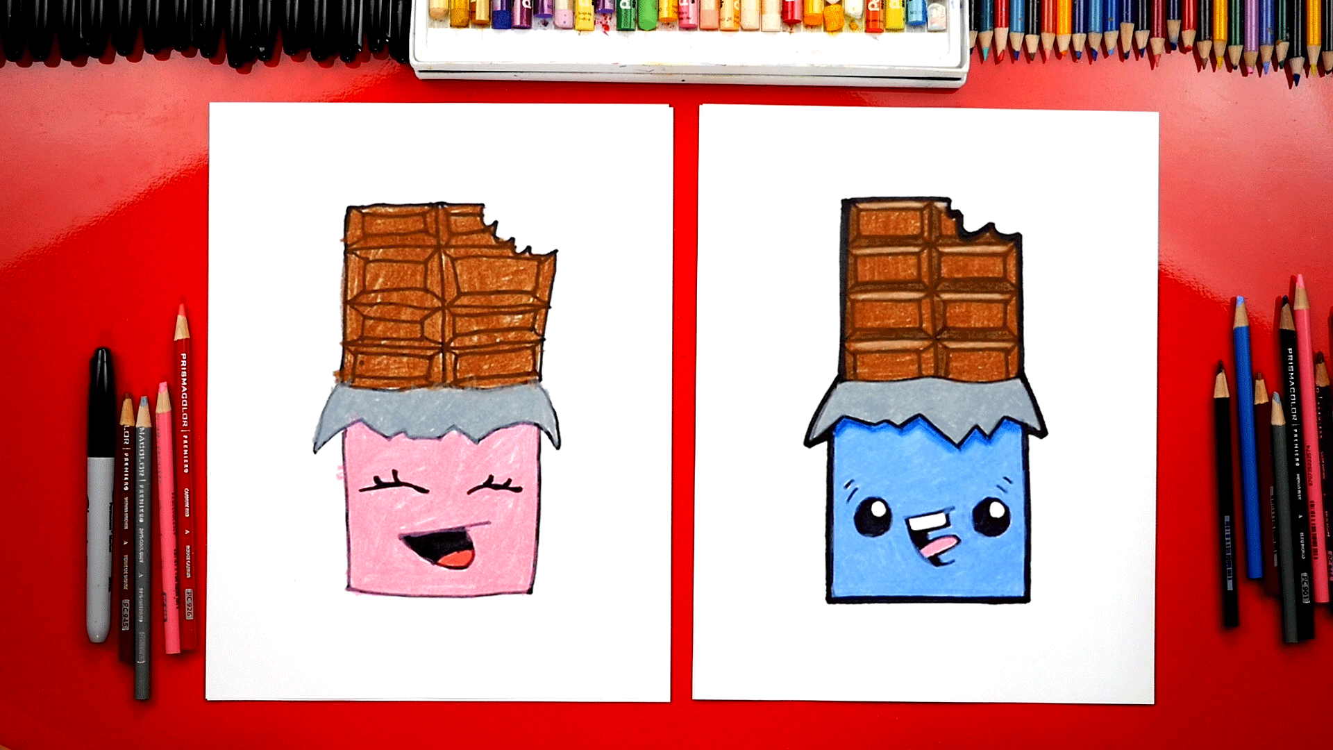 How To Draw A Chocolate Candy Bar - Art For Kids Hub