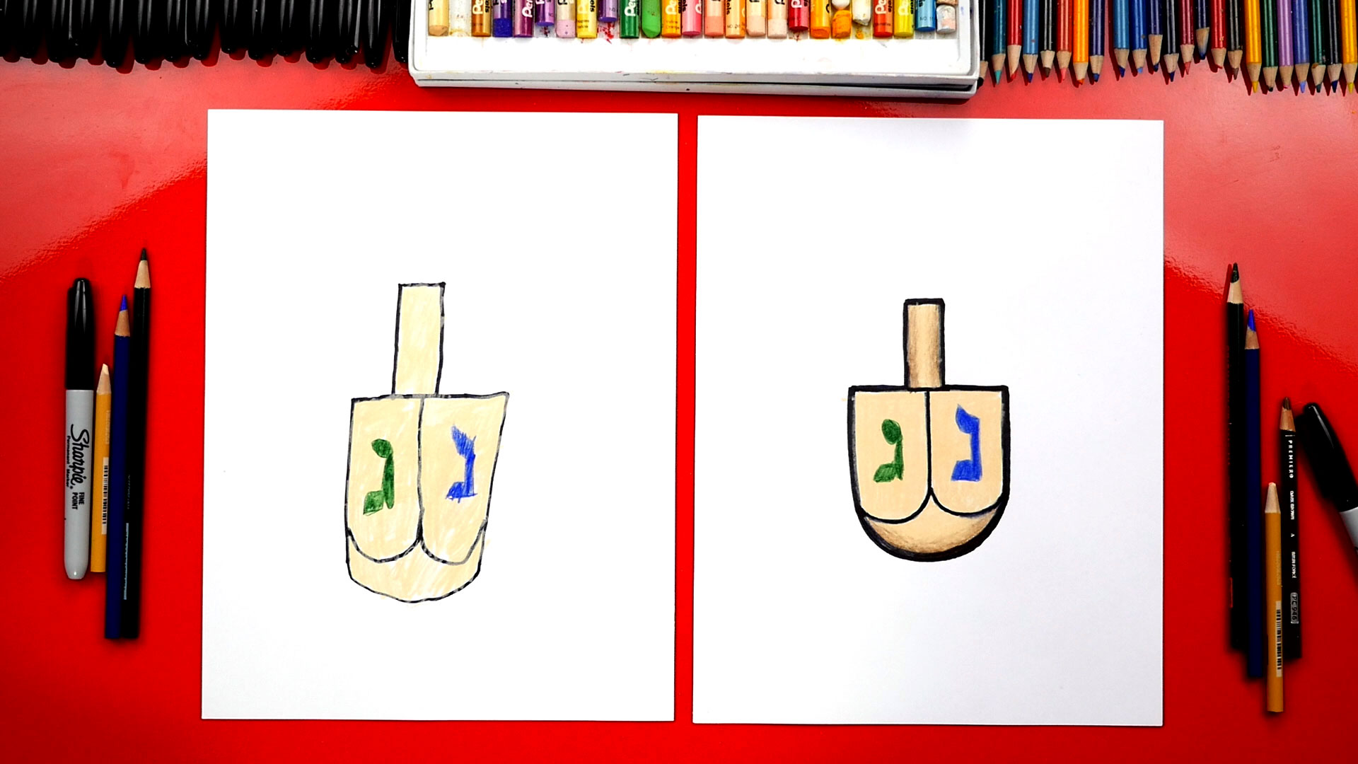 How To Draw A Dreidel For Hanukkah Art For Kids Hub