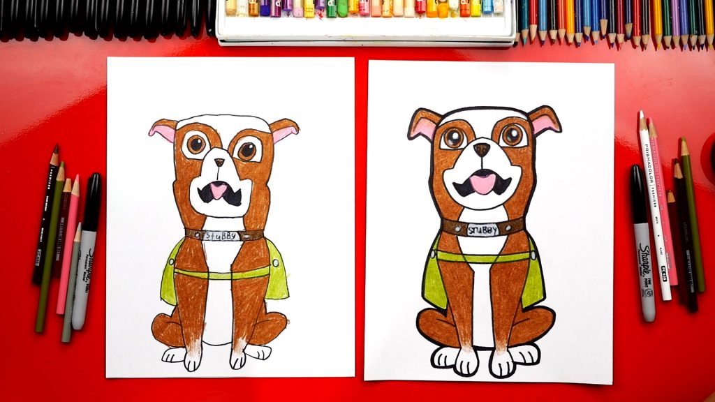Art Hub How To Draw A Dog goldencarpet
