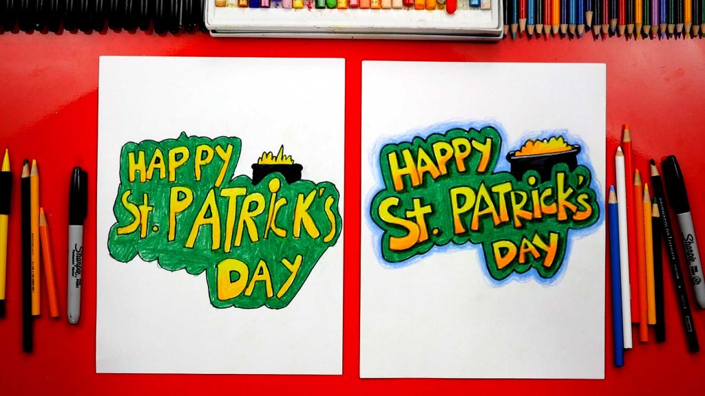 St. Patrick's Day Hat and Mustache Clip Art Set – Daily Art Hub