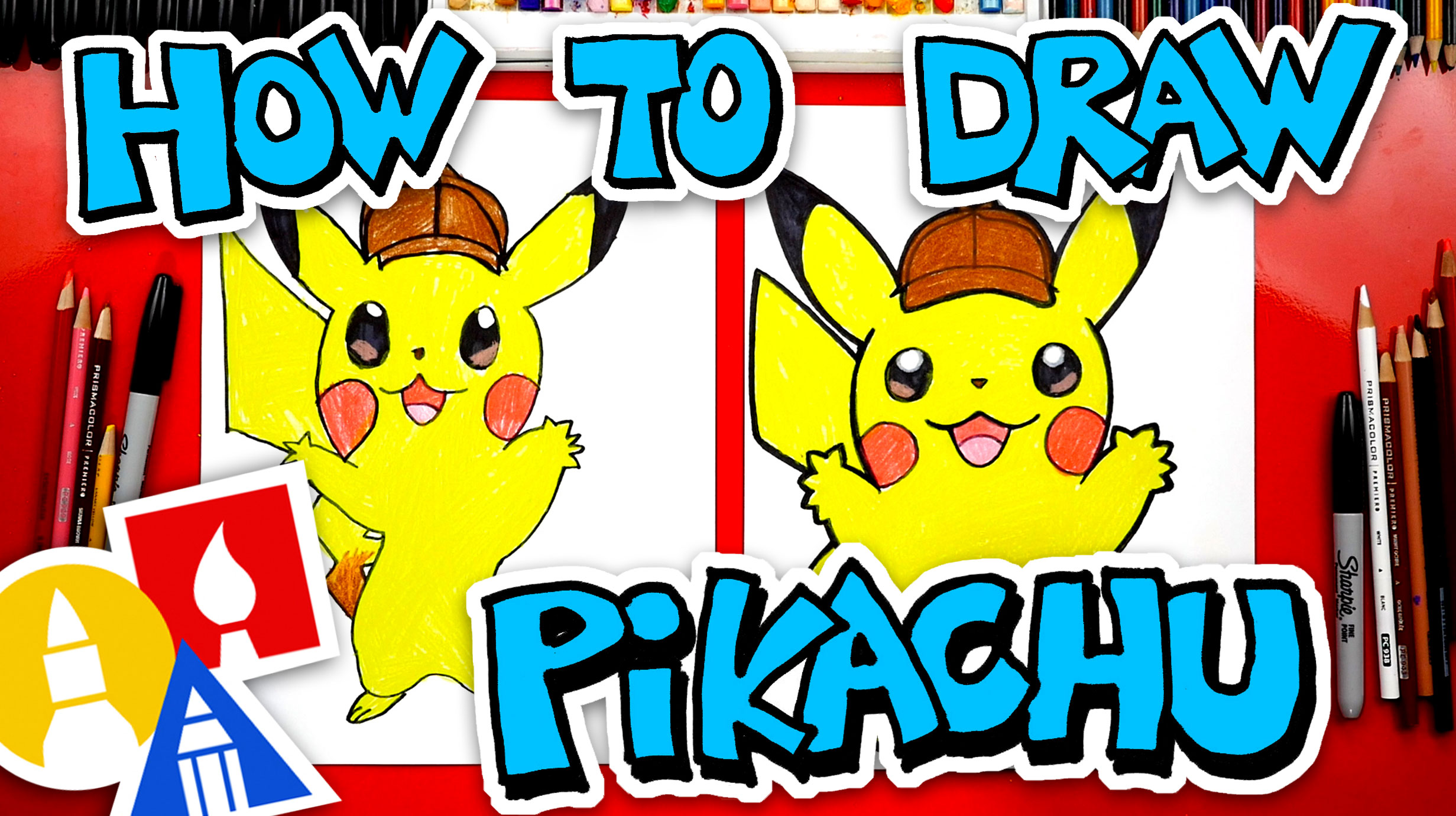 HOW TO DRAW PIKACHU 