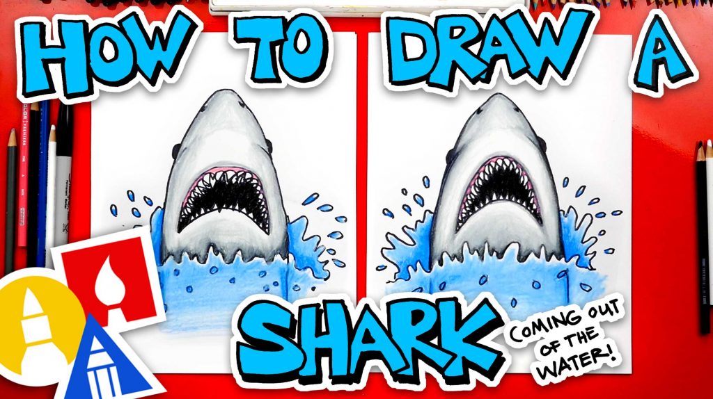 How to Draw a Big Blue Shark | Easy Drawing for Kids | Drawing Tuber -  video Dailymotion