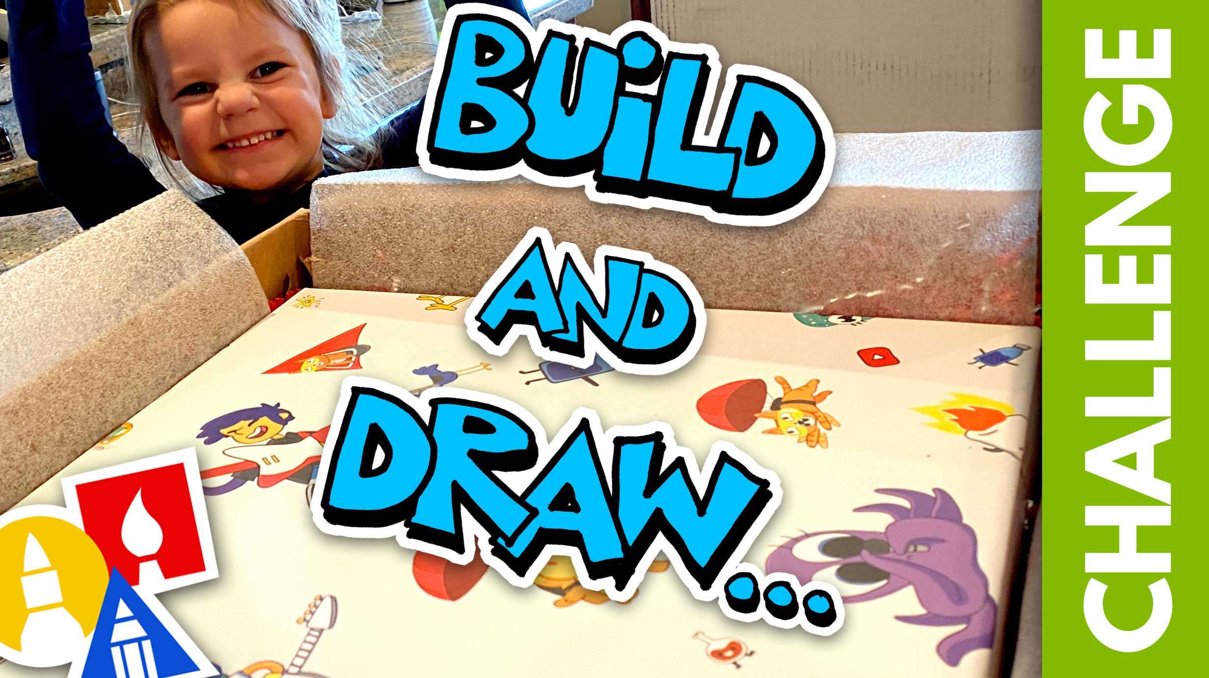 Art Hub For Family Age Get More Anythink S   Challenge Time Build And Draw Thumbnail 