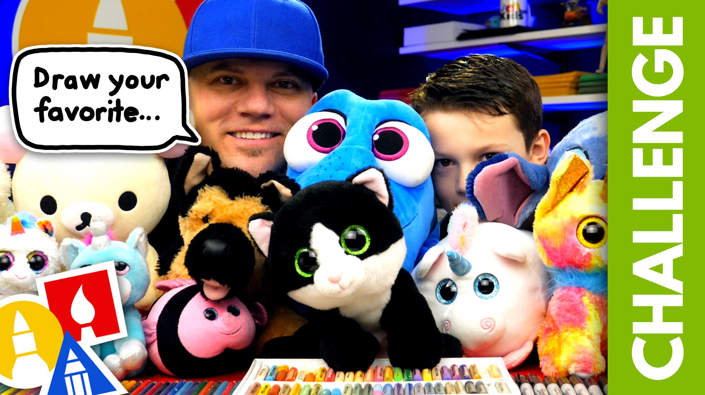 CHALLENGETIME Draw Your Favorite Or All Of Your... Art For Kids Hub