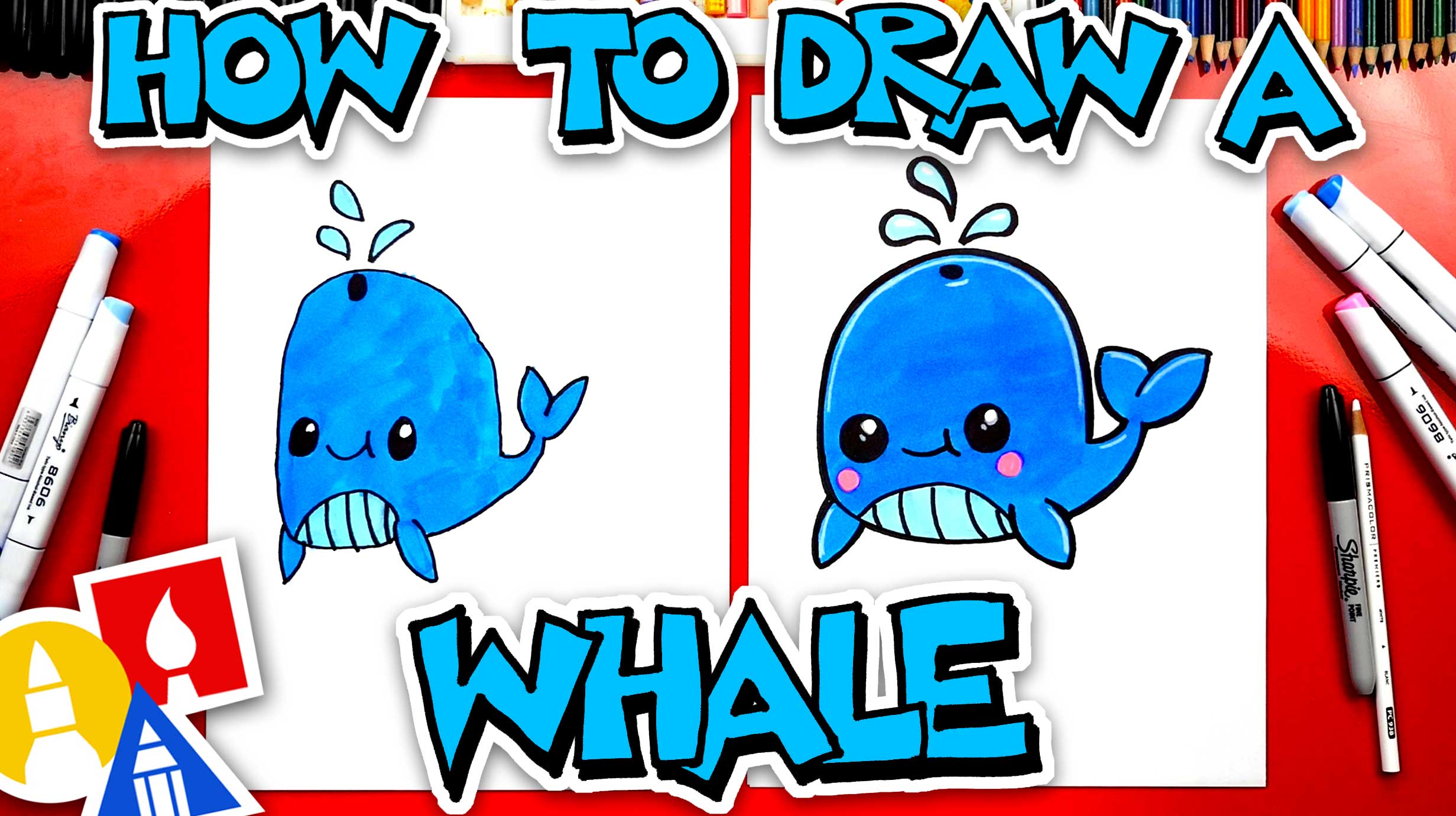20 Whale Drawing Ideas For Kids Fun - DIY Crafts