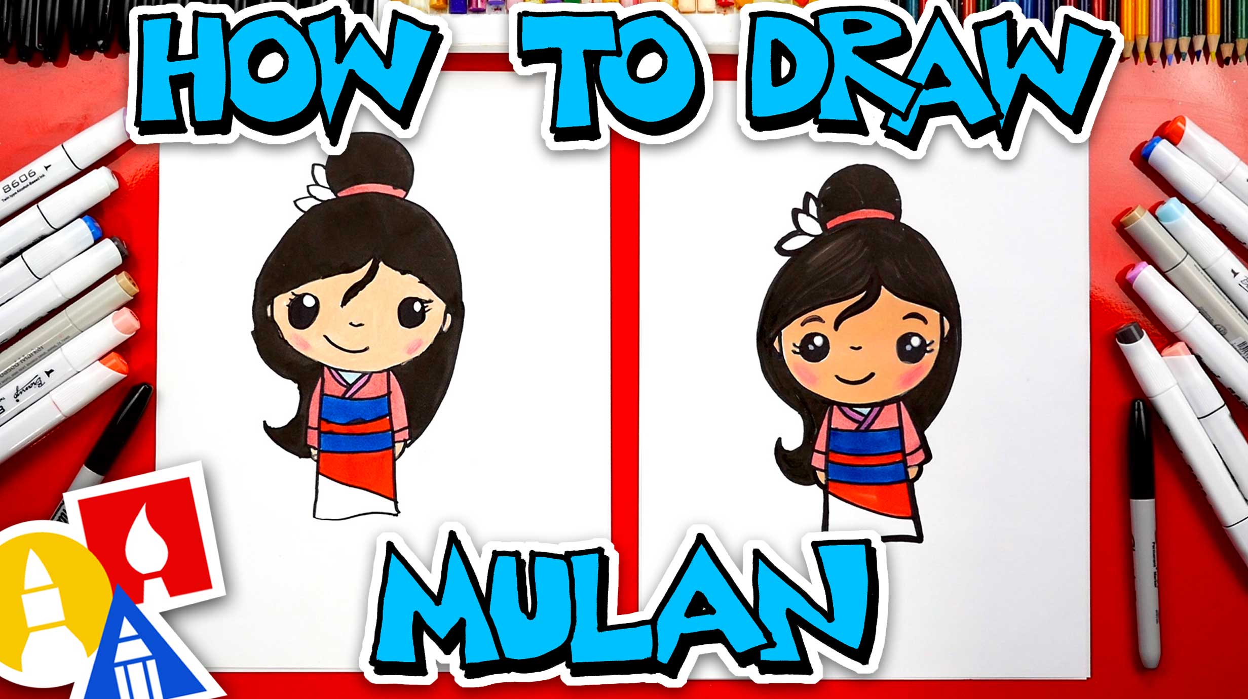 How To Draw Mulan - Art For Kids Hub