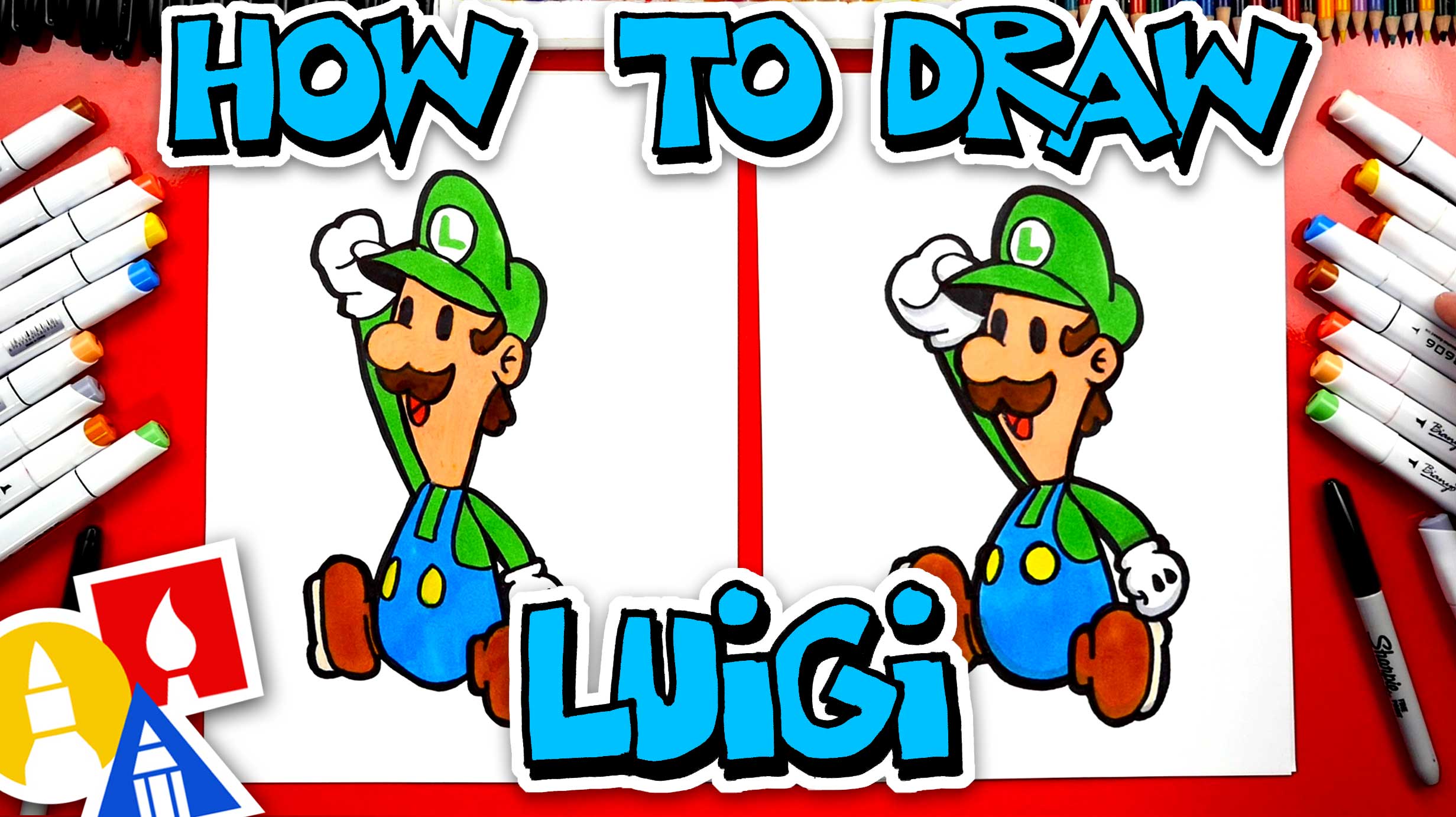 How To Draw Luigi