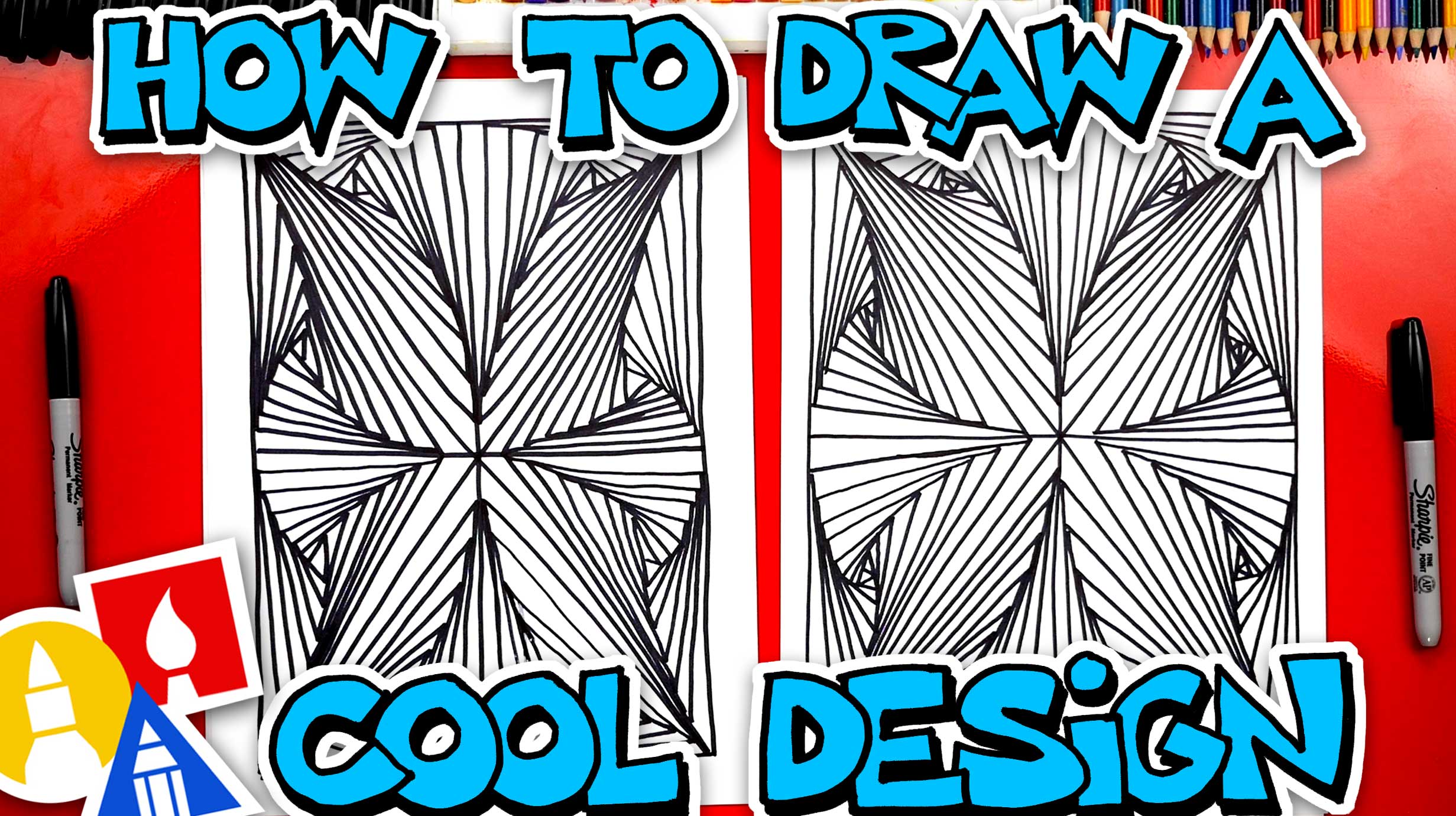 how to draw cool designs with sharpies