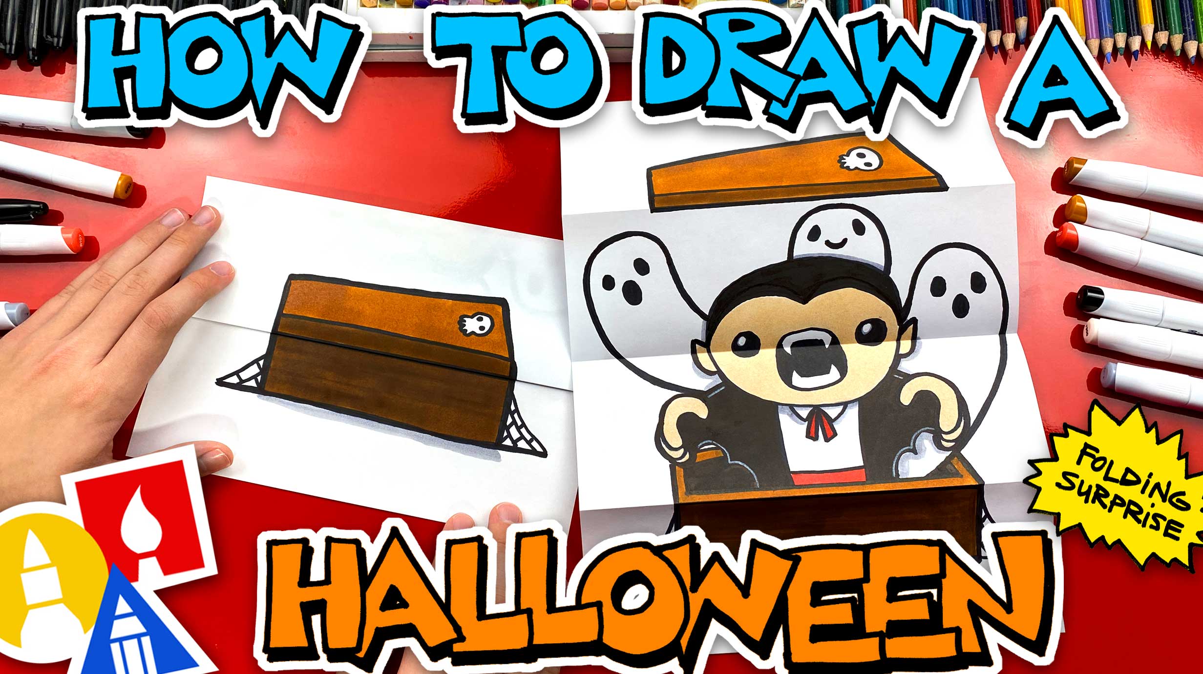 how to draw halloween vampire 