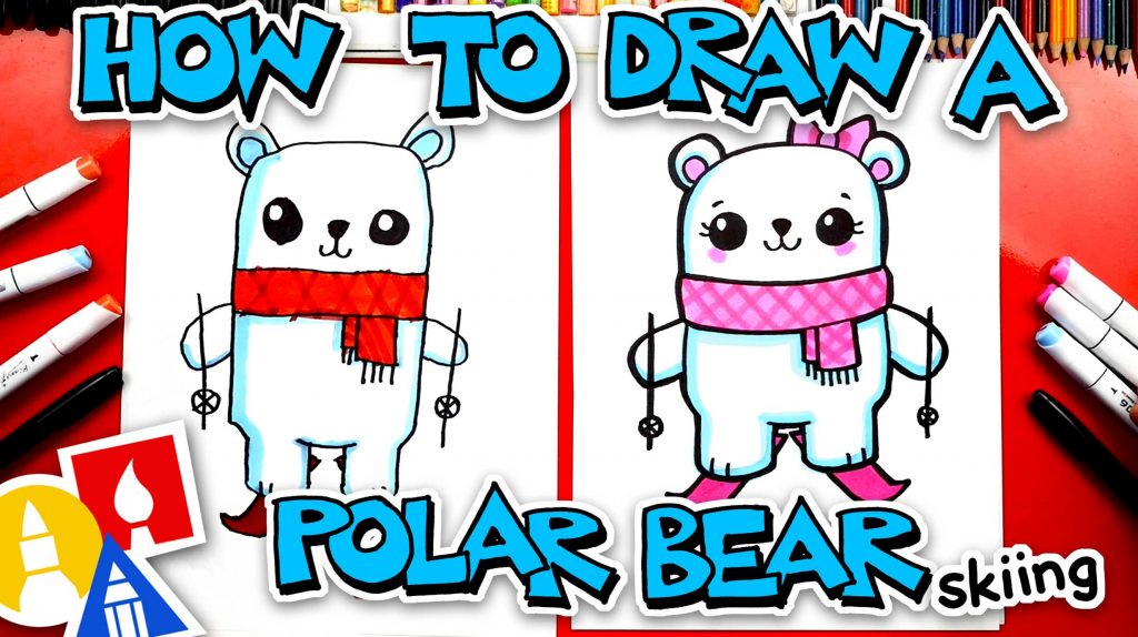 Winter Directed Drawings - 20 Step-by-Step Winter Drawings for Kids