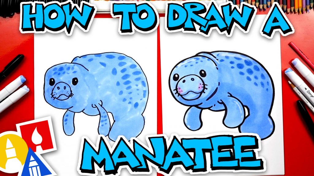 water animals drawings for kids