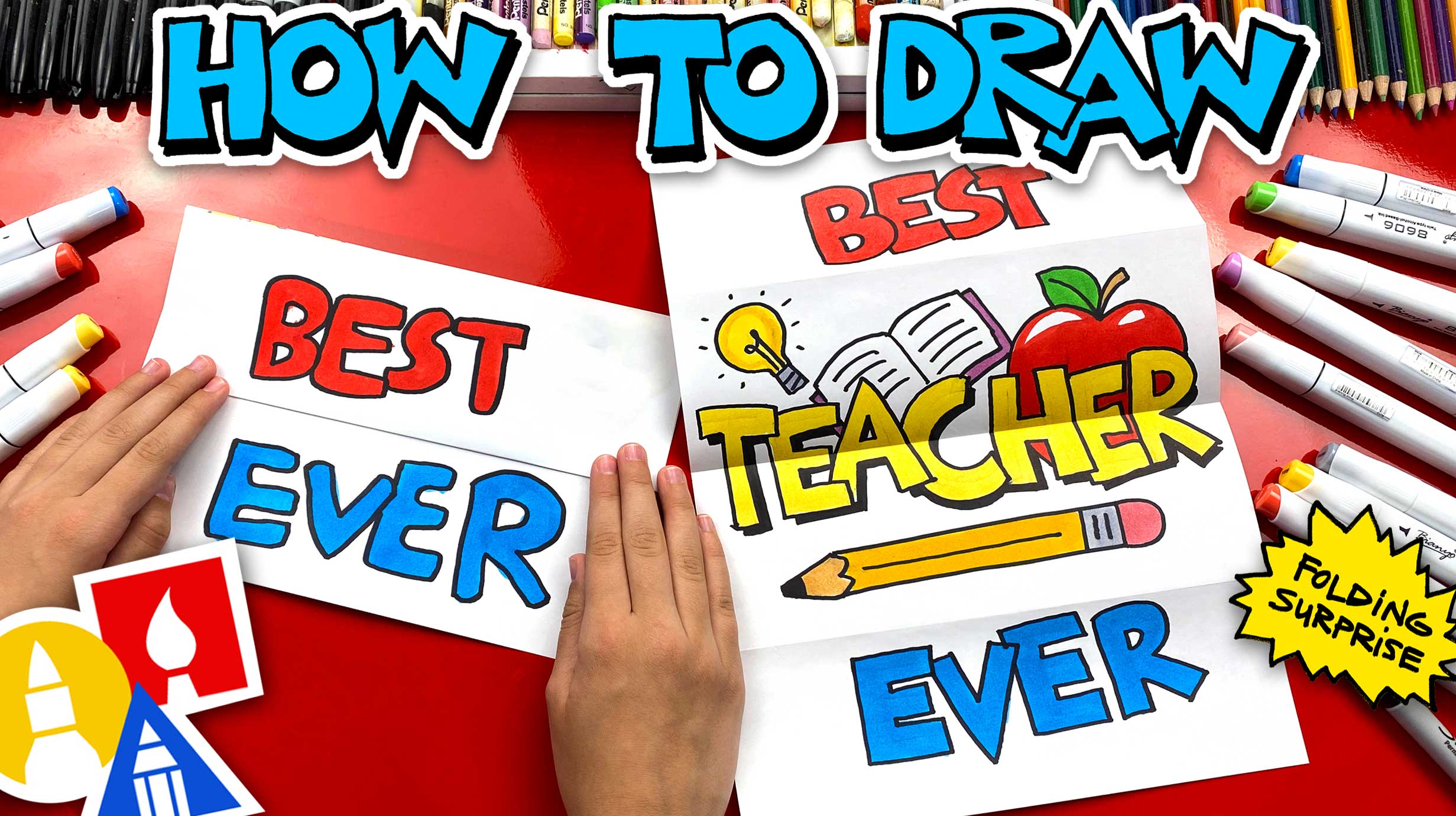 How To Draw The Best Teacher Ever Folding Surprise   How To Draw The Best Teacher Ever Folding Surprise Thumbnail 