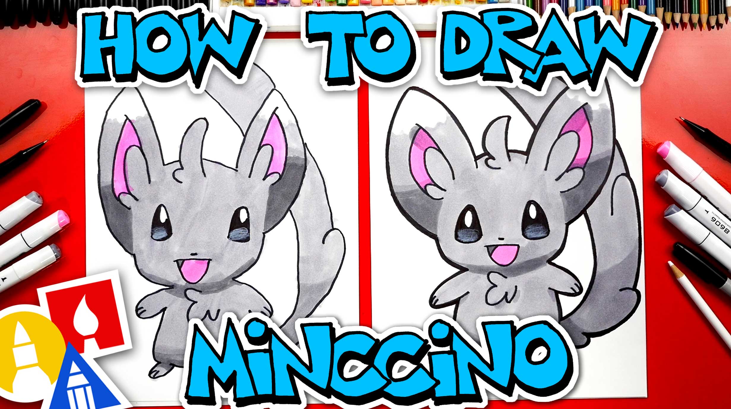 Pokemon Menokurage Drawing Tutorial - How to draw Pokemon