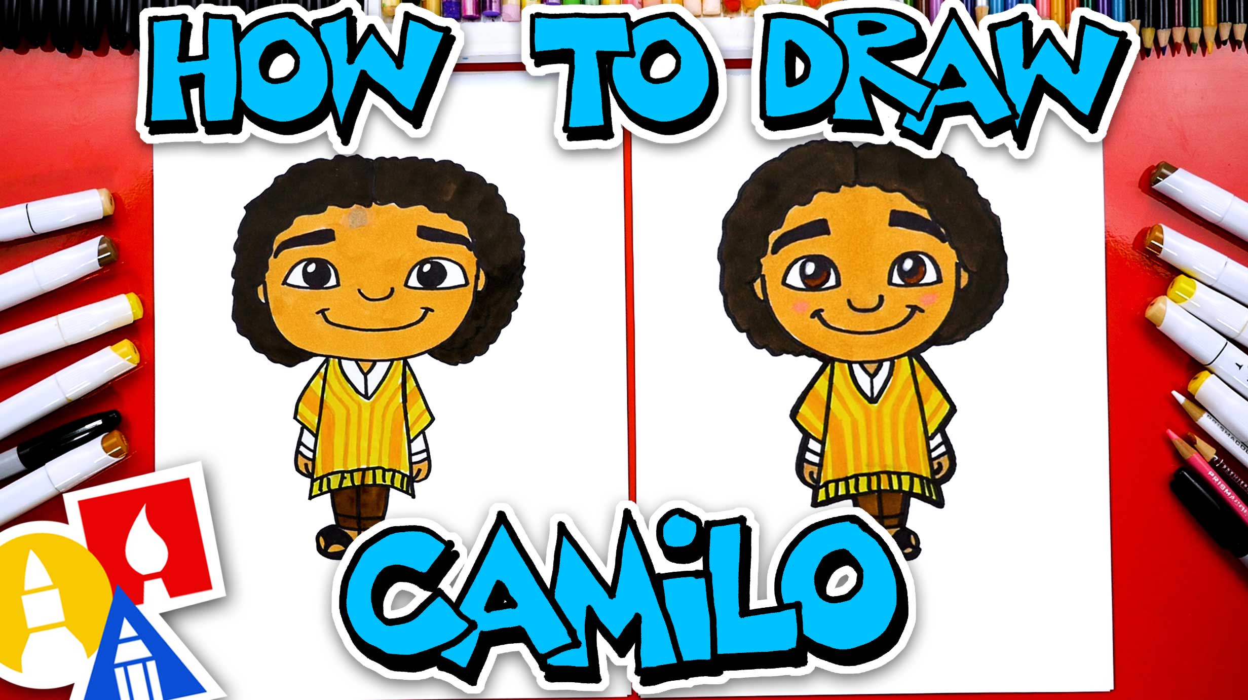 How To Draw Camilo From Encanto Art For Kids Hub