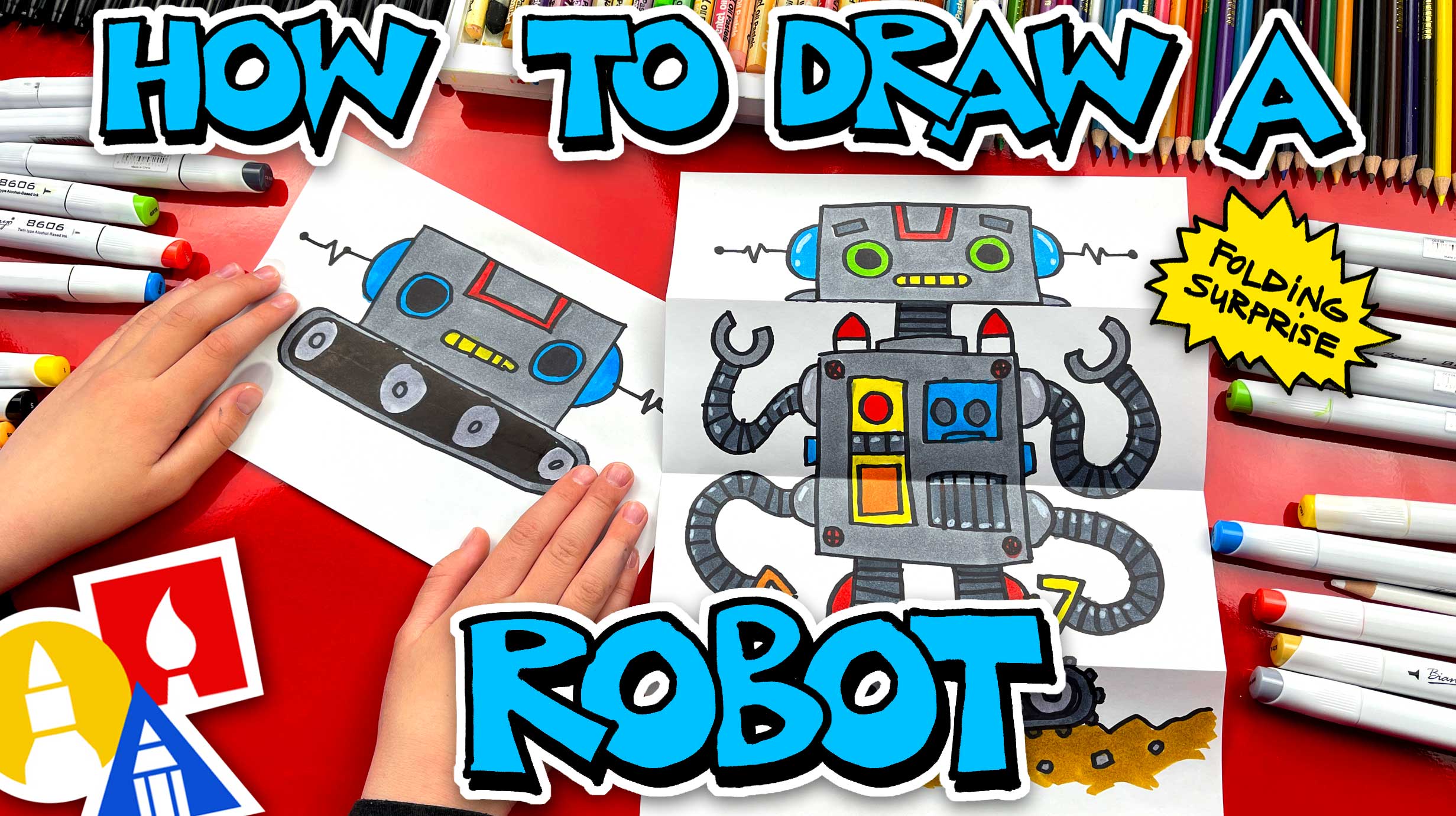 Art For Kids Hub on X: Today, we're learning how to draw a folding  surprise for the best teacher ever! Watch on    or AFKH tv  #afkh # artforkidshub #howtodraw #artforkids