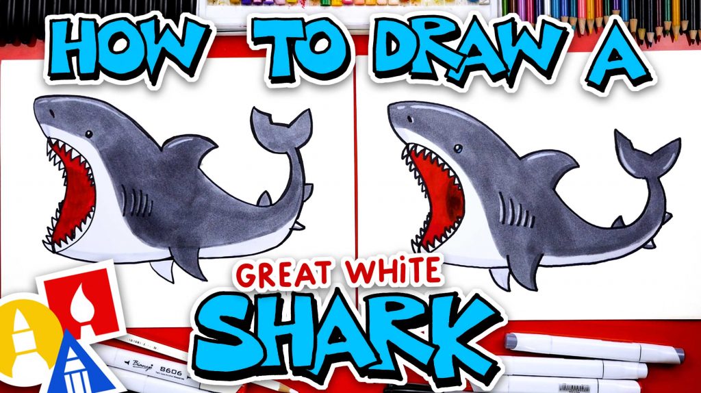 How to Draw a Tiger Shark - DrawingNow
